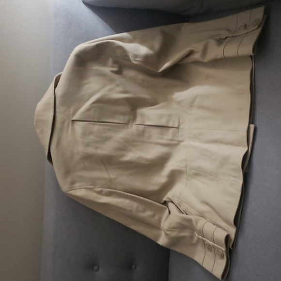 New York & Company jacket womens size large doublebreasted blazer jacket Neutral - Picture 3 of 4